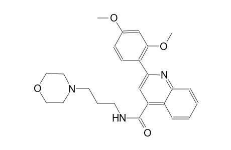 2-(2,4-dimethoxyphenyl)-N-[3-(4-morpholinyl)propyl]-4-quinolinecarboxamide
