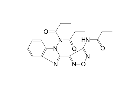 N-Propionyl-N-[2-(4-propionylamino-furazan-3-yl)-benzoimidazol-1-yl]-propionamide