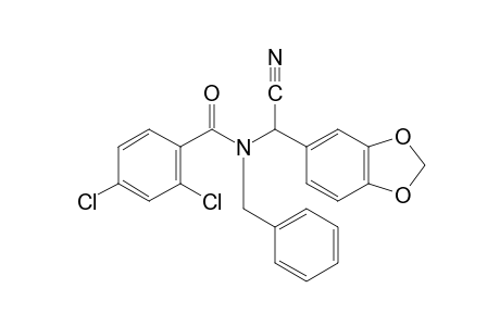 N-benzyl-N-(a-cyanopiperonyl)-2,4-dichlorobenzamide