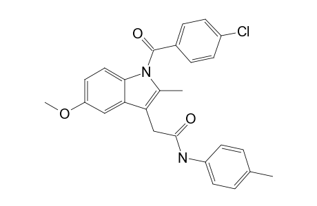 N-TOLYL-1-(4-CHLOROBENZOYL)-5-METHOXY-2-METHYLINDOLE-3-ACETAMIDE