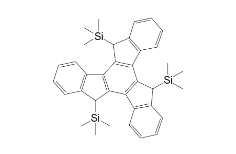syn-5,10,15-Tris(trimethylsilyl)-10,15-dihydro-5H-diindeno[1,2-a;1',2'-c]fluorene