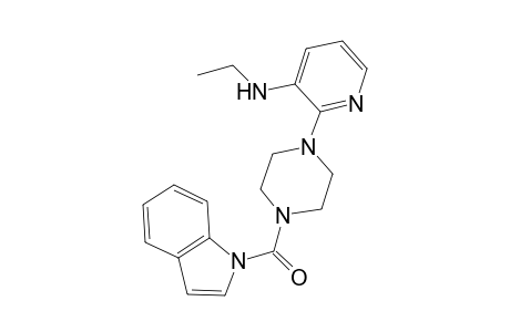1-(Indolyl-3-carbonyl)-4-[3-(ethylamino)-2-pyridyl]piperazine