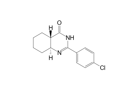 trans-(4aS,8aS)-2-(4-chlorophenyl)-4a,5,6,7,8,8a-hexahydro-3H-quinazolin-4-one