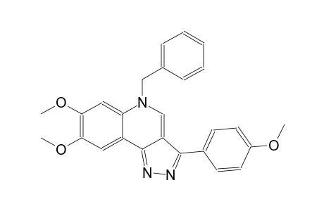 5H-pyrazolo[4,3-c]quinoline, 7,8-dimethoxy-3-(4-methoxyphenyl)-5-(phenylmethyl)-