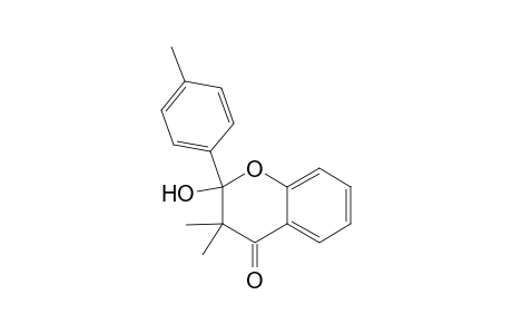 2-Hydroxy-3,3-dimethyl-2-p-tolylchroman-4-one