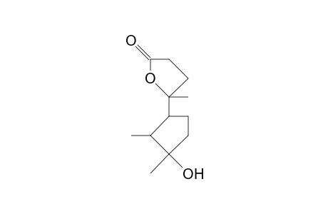 4-Hydroxy-4-methyl-4-(3-hydroxy-2,3-dimethyl-cyclopentyl)-butyric acid, 4-lactone