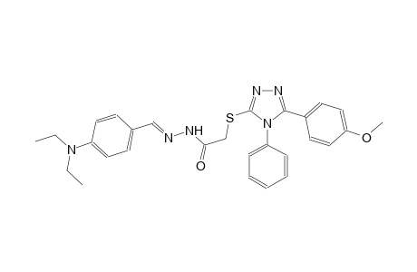 acetic acid, [[5-(4-methoxyphenyl)-4-phenyl-4H-1,2,4-triazol-3-yl]thio]-, 2-[(E)-[4-(diethylamino)phenyl]methylidene]hydrazide