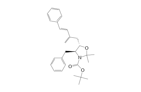 (4S,5S)-2,2-dimethyl-5-[(E)-2-methylene-4-phenylbut-3-enyl]-4-(phenylmethyl)-3-oxazolidinecarboxylic acid tert-butyl ester