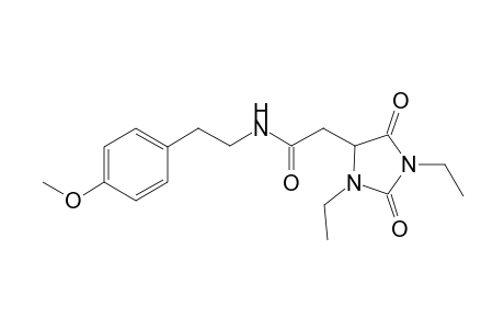 1H-Imidazole-4-acetamide, 1,3-diethyltetrahydro-N-[2-(4-methoxyphenyl)ethyl]-2,5-dioxo-
