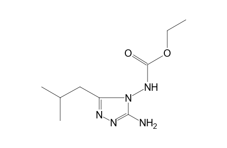 3-AMINO-5-ISOBUTYL-4H-1,2,4-TRIAZOLE-4-CARBAMIC ACID, ETHYL ESTER