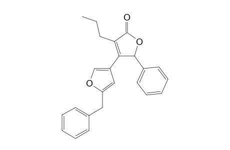 4-(3'-(5'-Benzylfuranyl)-5-phenyl-3-propyl-2(5)-furanone