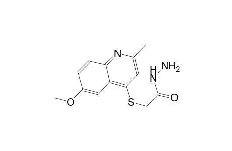 2-[(6-methoxy-2-methyl-4-quinolinyl)sulfanyl]acetohydrazide