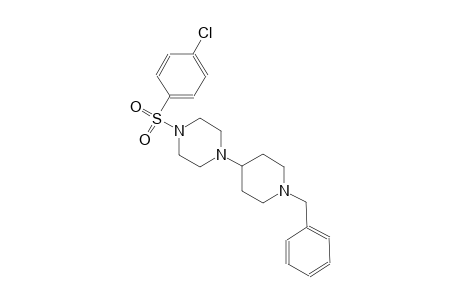 piperazine, 1-[(4-chlorophenyl)sulfonyl]-4-[1-(phenylmethyl)-4-piperidinyl]-