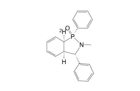 CIS-(1SR,3SR,4RS,9RS)-2,3,4,9-TETRAHYDRO-N-METHYL-9-DEUTERIO-3-PHENYLBENZO-[D]-2-AZA-1-LAMBDA(5)-PHOSPHOLE-1-OXIDE