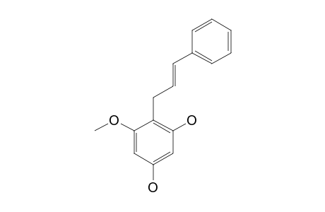 DALPARVINENE-B;1-PHENYL-3-(4',6'-DIHYDROXY-2'-METHOXYPHENYL)PROPENE