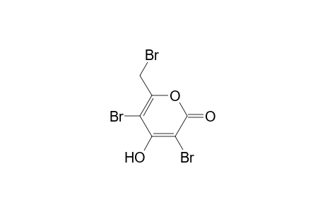 2H-Pyran-2-one, 3,5-dibromo-6-(bromomethyl)-4-hydroxy-