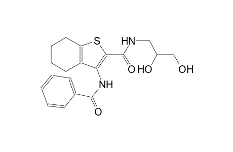 benzo[b]thiophene-2-carboxamide, 3-(benzoylamino)-N-(2,3-dihydroxypropyl)-4,5,6,7-tetrahydro-