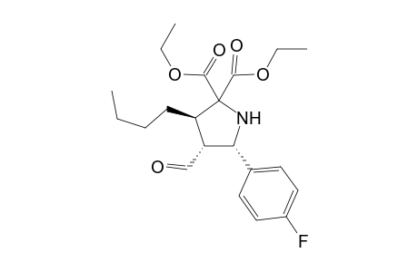 Diethyl (3R,4R,5S)-3-Butyl-4-formyl-5-(4-fluorophenyl)pyrrolidine-2,2-dicarboxylate