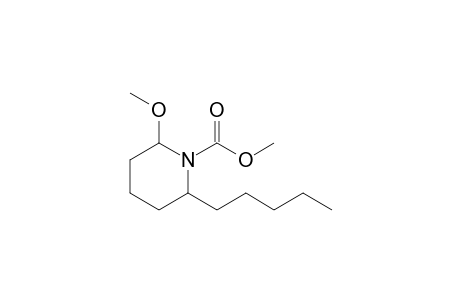 Methyl 2-methoxy-6-pentylpiperidine-1-carboxylate