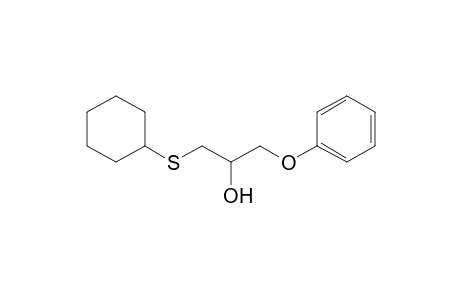 1-(Cyclohexylthio)-3-phenoxypropan-2-ol