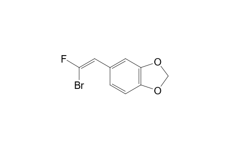 1-BROMO-1-FLUORO-2-(3',4'-METHYLENEDIOXYPHENYL)-ETHENE;CIS-ISOMER