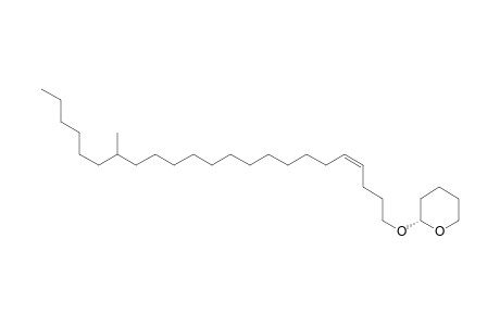 2H-Pyran, tetrahydro-2-[(17-methyl-4-tricosenyl)oxy]-, (4Z,17R)-