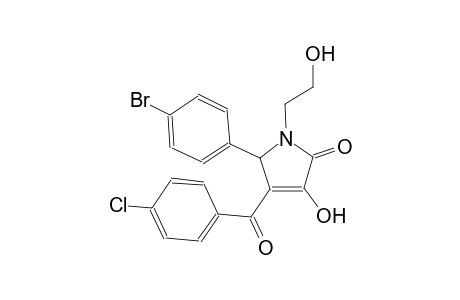 5-(4-bromophenyl)-4-(4-chlorobenzoyl)-3-hydroxy-1-(2-hydroxyethyl)-1,5-dihydro-2H-pyrrol-2-one