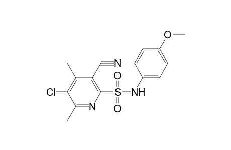 2-Pyridinesulfonamide, 5-chloro-3-cyano-N-(4-methoxyphenyl)-4,6-dimethyl-