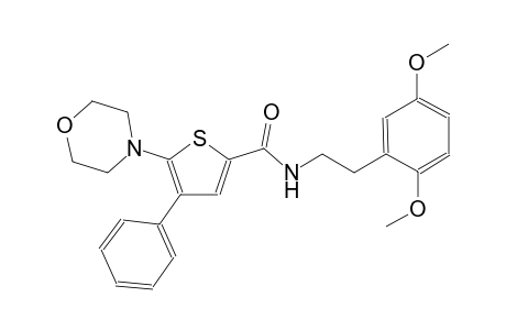 2-thiophenecarboxamide, N-[2-(2,5-dimethoxyphenyl)ethyl]-5-(4-morpholinyl)-4-phenyl-