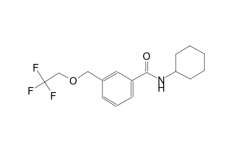 N-cyclohexyl-3-[(2,2,2-trifluoroethoxy)methyl]benzamide