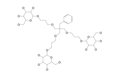 BENZYLTRIS-[3-(ALPHA-D-MANNOPYRANOSYLOXY)-PROPYLOXYMETHYL]-METHANE