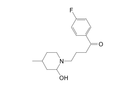 1-(4-fluorophneyl)-4-(4-(methyl-1-(2-hydroxypiperidinyl))-1-butanone