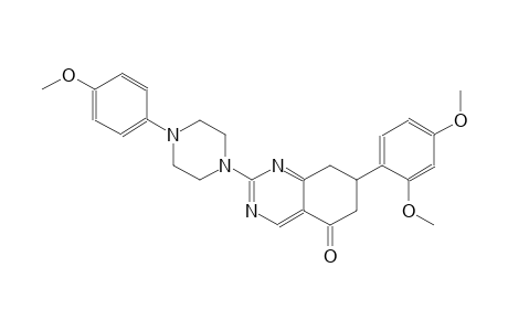 5(6H)-quinazolinone, 7-(2,4-dimethoxyphenyl)-7,8-dihydro-2-[4-(4-methoxyphenyl)-1-piperazinyl]-