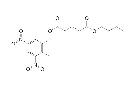 Glutaric acid, butyl 3,5-dinitro-2-methylbenzyl ester