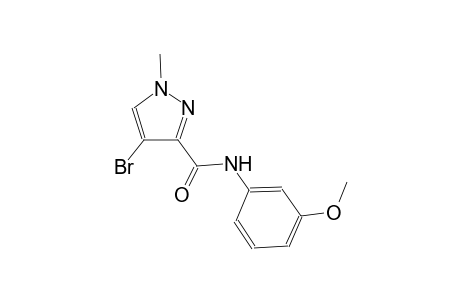 1H-pyrazole-3-carboxamide, 4-bromo-N-(3-methoxyphenyl)-1-methyl-