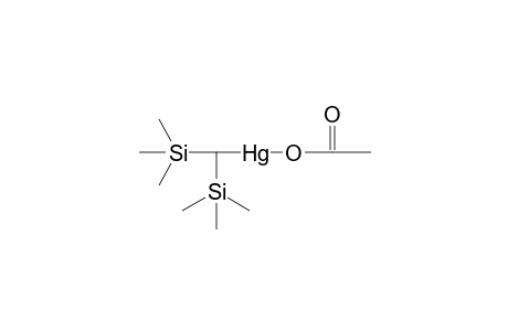 HG{CH(SIME3)2}OAC