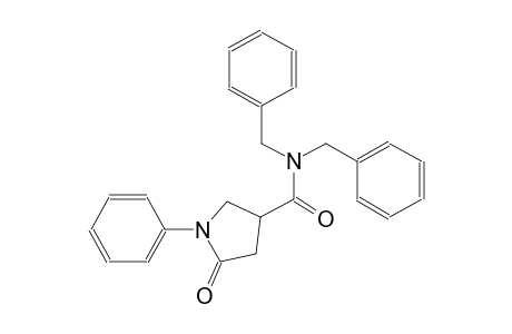 N,N-dibenzyl-5-oxo-1-phenyl-3-pyrrolidinecarboxamide