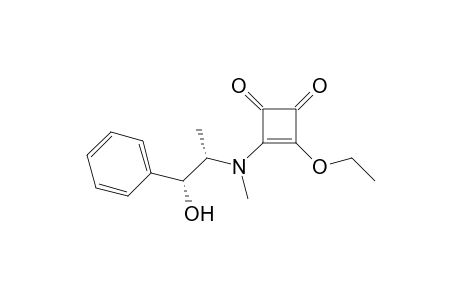 3-Ethoxy-4-[(1'S,2'R)-(2'-hydroxy-1'methyl-2'-phenylethyl)methylamino]-3-cyclobutene-1,2-dione