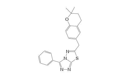 [1,2,4]triazolo[3,4-b][1,3,4]thiadiazole, 6-[(3,4-dihydro-2,2-dimethyl-2H-1-benzopyran-6-yl)methyl]-3-phenyl-