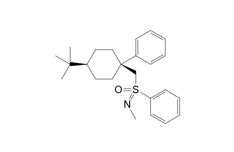 (cis)-4-(tert-Butyl)-1-(((S)-S-phenyl-N-methyl-sulfonimidoyl)-methyl)-cyclohexyl)benzene