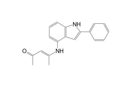 3-penten-2-one, 4-[(2-phenyl-1H-indol-4-yl)amino]-, (3E)-