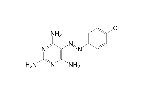 5-[(p-chlorophenyl)azo]-2,4,6-triaminopyrimidine
