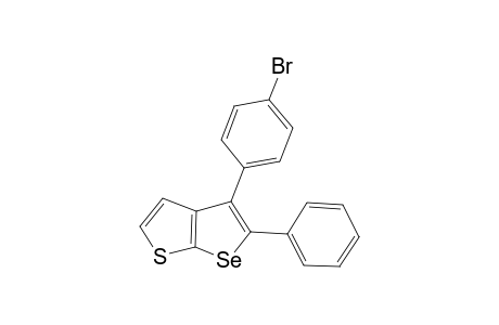 4-(4-Bromophenyl)-5-phenylselenolo[2,3-b]thiophene