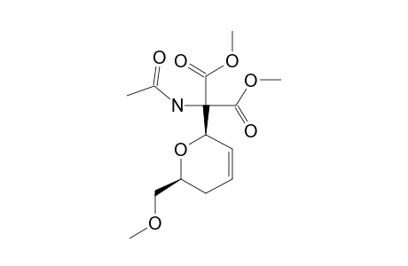 2-acetamido-2-[(2R,6S)-6-(methoxymethyl)-5,6-dihydro-2H-pyran-2-yl]malonic acid dimethyl ester
