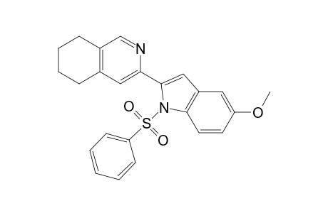2-(5,6,7,8-Tetrahydroisoquinolin-3-yl)-5-methoxy-1-phenylsulfonyl-1H-indole