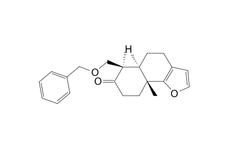 (+,-)-(5a.alpha.,6.alpha.,9a.beta.)-6-[(benzyloxy)methyl]-4,5,5a,6,9,9a-hexahydro-6,9a-dimethylnaphtho[1,2-b]furan-7-one