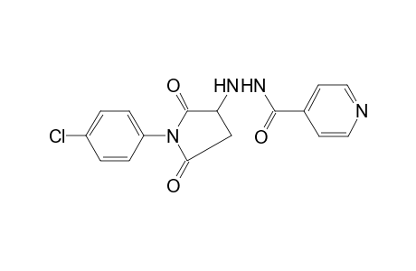 4-Pyridinecarboxylic acid, 2-[1-(4-chlorophenyl)-2,5-dioxo-3-pyrrolidinyl]hydrazide