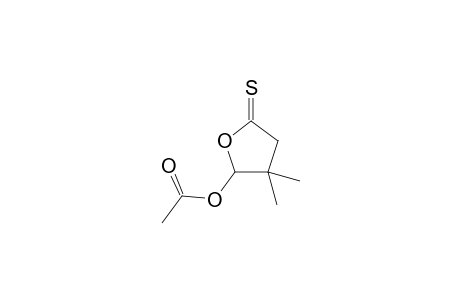 2-Acetoxy-3,3-dimethyl-.gamma.-butyrothiolactone