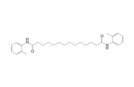 N,N'-bis(2-methylphenyl)tetradecanediamide