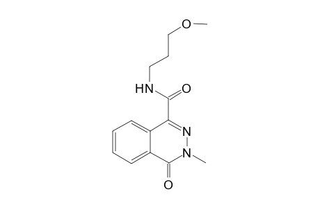 1-Phthalazinecarboxamide, 3,4-dihydro-N-(3-methoxypropyl)-3-methyl-4-oxo-